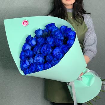 Букеты из синих роз (Эквадор) №  182850
