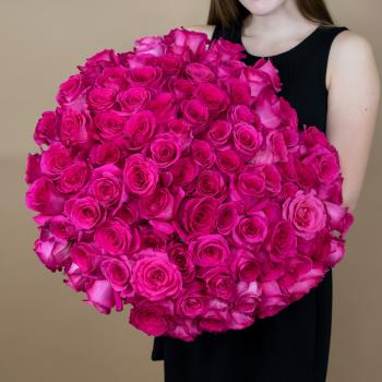 Букеты из розовых роз 40 см (Эквадор) артикул букета  86178rya
