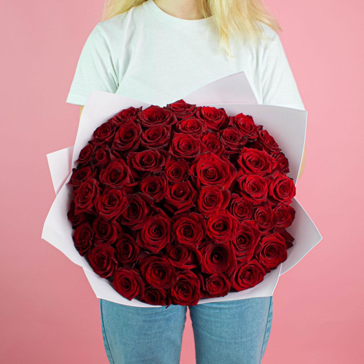 Розы Эквадор 40 см (Красный)