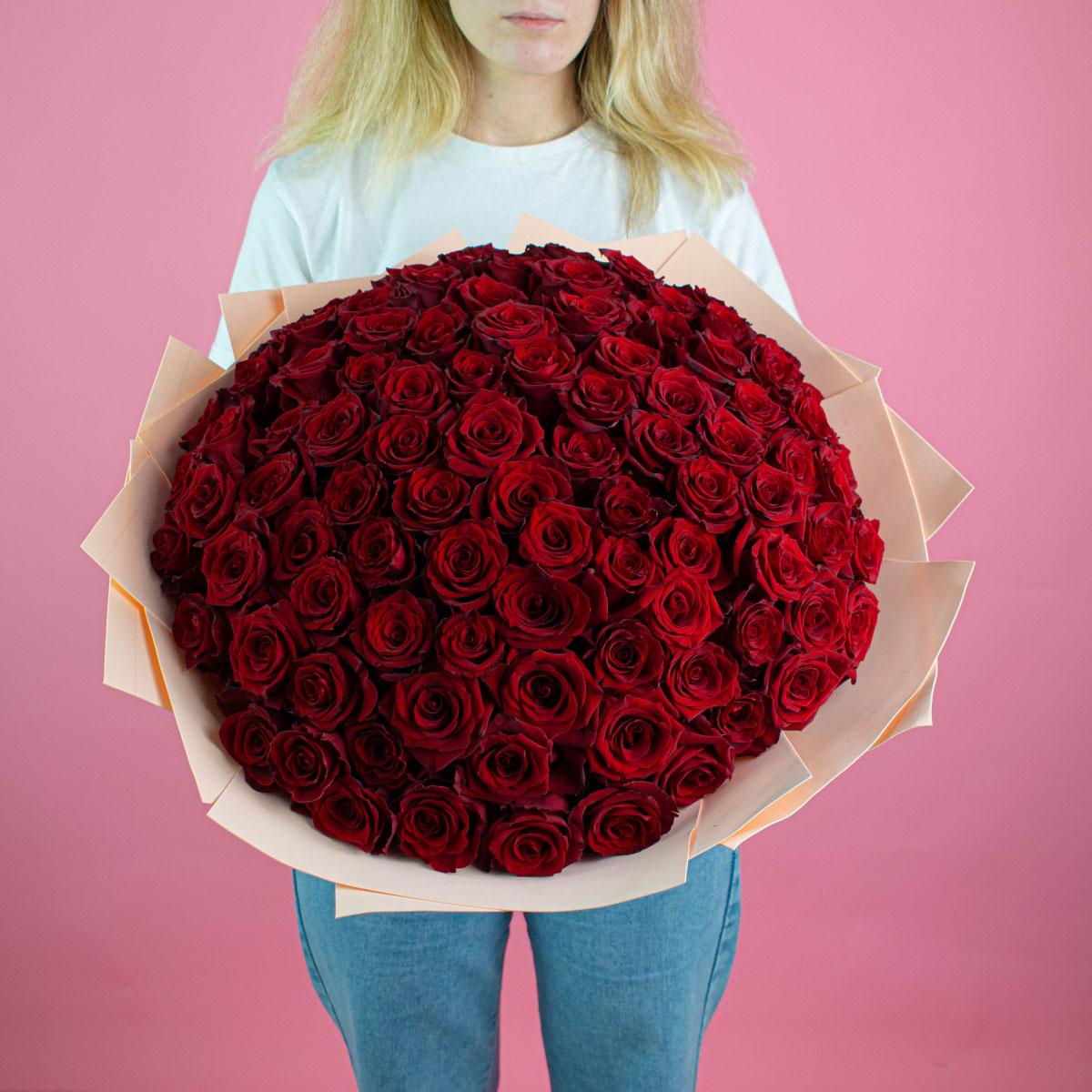 Розы Эквадор 40 см (Красный)