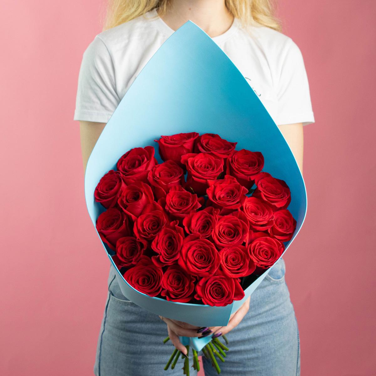 Розы 50 см Красные из Эквадора